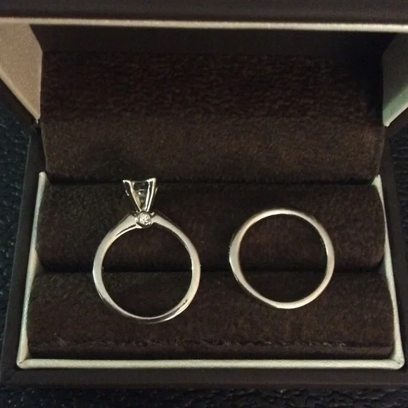 💕Scott Kay 1.05ct Princess Cut w/Band & Appraisal - Picture 4 of 13